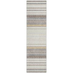 Machine Washable Indoor/Outdoor Chantille ACN2330 Ivory 2'3" x 7'6" Runner Rug