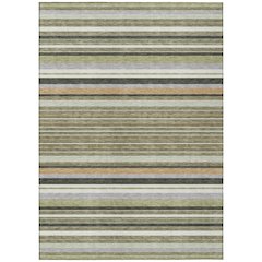 Machine Washable Indoor/Outdoor Chantille ACN2330 Green 2'6" x 3'10" Rug