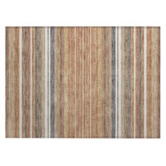Machine Washable Indoor/Outdoor Chantille ACN2330 Orange 1'8" x 2'6" Rug