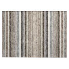 Machine Washable Indoor/Outdoor Chantille ACN2330 Brown 1'8" x 2'6" Rug