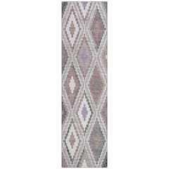 Machine Washable Indoor/Outdoor Chantille ACN2331 Pink 2'3" x 7'6" Runner Rug
