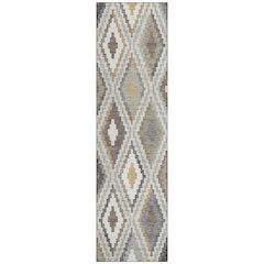 Machine Washable Indoor/Outdoor Chantille ACN2331 Brown 2'3" x 7'6" Runner Rug