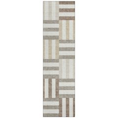 Machine Washable Indoor/Outdoor Chantille ACN2332 Ivory 2'3" x 7'6" Runner Rug