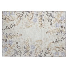 Machine Washable Indoor/Outdoor Chantille ACN2334 Ivory 1'8" x 2'6" Rug