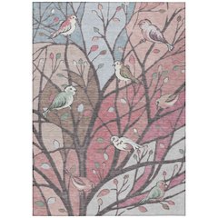 Machine Washable Indoor/Outdoor Chantille ACN2336 Pink 2'6" x 3'10" Rug
