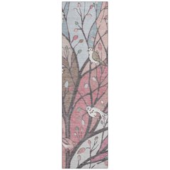 Machine Washable Indoor/Outdoor Chantille ACN2336 Pink 2'3" x 7'6" Runner Rug
