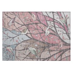 Machine Washable Indoor/Outdoor Chantille ACN2336 Pink 1'8" x 2'6" Rug