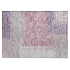 Machine Washable Indoor/Outdoor Chantille ACN2341 Pink 1'8" x 2'6" Rug
