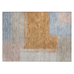 Machine Washable Indoor/Outdoor Chantille ACN2341 Orange 1'8" x 2'6" Rug