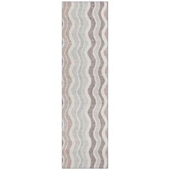 Machine Washable Indoor/Outdoor Chantille ACN2342 Pink 2'3" x 7'6" Runner Rug