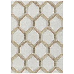 Machine Washable Indoor/Outdoor Chantille ACN2343 Ivory 2'6" x 3'10" Rug