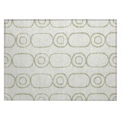 Machine Washable Indoor/Outdoor Chantille ACN2344 Green 1'8" x 2'6" Rug