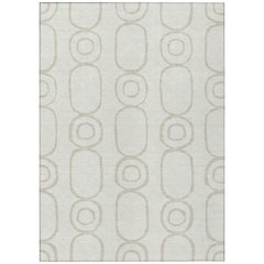 Machine Washable Indoor/Outdoor Chantille ACN2344 Ivory 2'6" x 3'10" Rug