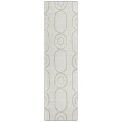 Machine Washable Indoor/Outdoor Chantille ACN2344 Ivory 2'3" x 7'6" Runner Rug