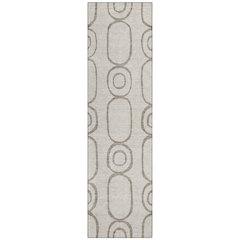 Machine Washable Indoor/Outdoor Chantille ACN2344 Brown 2'3" x 7'6" Runner Rug