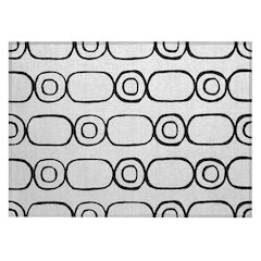 Machine Washable Indoor/Outdoor Chantille ACN2344 Ivory 1'8" x 2'6" Rug