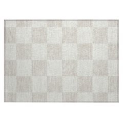 Machine Washable Indoor/Outdoor Chantille ACN2345 Ivory 1'8" x 2'6" Rug