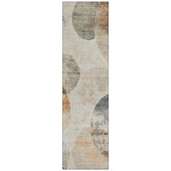 Machine Washable Indoor/Outdoor Chantille ACN2346 Brown 2'3" x 7'6" Runner Rug