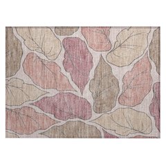 Machine Washable Indoor/Outdoor Chantille ACN2348 Pink 1'8" x 2'6" Rug