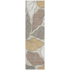 Machine Washable Indoor/Outdoor Chantille ACN2348 Ivory 2'3" x 7'6" Runner Rug
