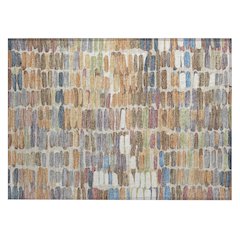 Machine Washable Indoor/Outdoor Chantille ACN2349 Orange 1'8" x 2'6" Rug