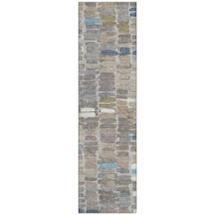 Machine Washable Indoor/Outdoor Chantille ACN2349 Brown 2'3" x 7'6" Runner Rug