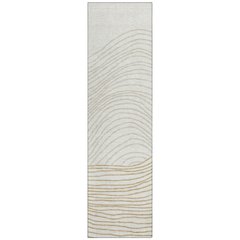 Machine Washable Indoor/Outdoor Chantille ACN2350 Ivory 2'3" x 7'6" Runner Rug