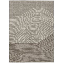 Machine Washable Indoor/Outdoor Chantille ACN2350 Brown 2'6" x 3'10" Rug