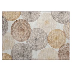 Machine Washable Indoor/Outdoor Chantille ACN2351 Orange 1'8" x 2'6" Rug