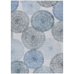 Machine Washable Indoor/Outdoor Chantille ACN2351 Blue 2'6" x 3'10" Rug