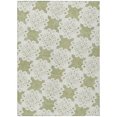 Machine Washable Indoor/Outdoor Chantille ACN2352 Green 2'6" x 3'10" Rug