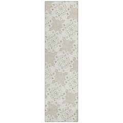 Machine Washable Indoor/Outdoor Chantille ACN2352 Brown 2'3" x 7'6" Runner Rug