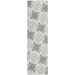 Machine Washable Indoor/Outdoor Chantille ACN2352 Brown 2'3" x 7'6" Runner Rug