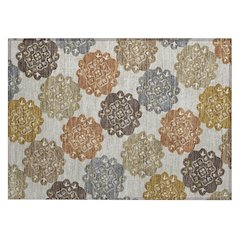 Machine Washable Indoor/Outdoor Chantille ACN2353 Multi 1'8" x 2'6" Rug