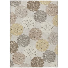 Machine Washable Indoor/Outdoor Chantille ACN2353 Ivory 2'6" x 3'10" Rug