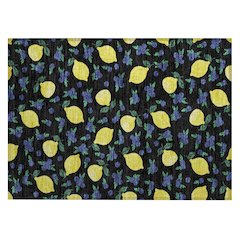 Machine Washable Indoor/Outdoor Chantille ACN2354 Black 1'8" x 2'6" Rug
