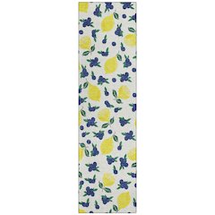 Machine Washable Indoor/Outdoor Chantille ACN2354 Ivory 2'3" x 7'6" Runner Rug