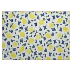 Machine Washable Indoor/Outdoor Chantille ACN2354 Ivory 1'8" x 2'6" Rug