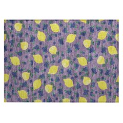 Machine Washable Indoor/Outdoor Chantille ACN2354 Purple 1'8" x 2'6" Rug