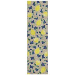 Machine Washable Indoor/Outdoor Chantille ACN2354 Ivory 2'3" x 7'6" Runner Rug