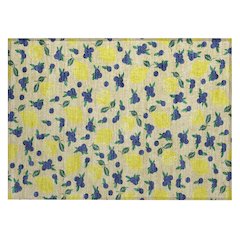 Machine Washable Indoor/Outdoor Chantille ACN2354 Gold 1'8" x 2'6" Rug