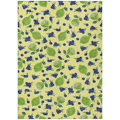 Machine Washable Indoor/Outdoor Chantille ACN2354 Gold 2'6" x 3'10" Rug