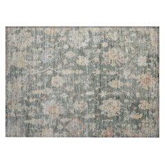 Machine Washable Indoor/Outdoor Chantille ACN2355 Green 1'8" x 2'6" Rug
