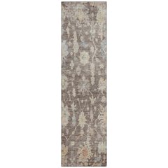 Machine Washable Indoor/Outdoor Chantille ACN2355 Brown 2'3" x 7'6" Runner Rug