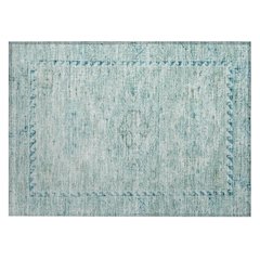 Machine Washable Indoor/Outdoor Chantille ACN2357 Teal 1'8" x 2'6" Rug