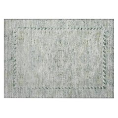 Machine Washable Indoor/Outdoor Chantille ACN2357 Green 1'8" x 2'6" Rug