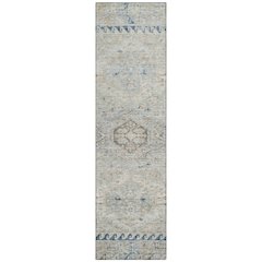 Machine Washable Indoor/Outdoor Chantille ACN2357 Ivory 2'3" x 7'6" Runner Rug