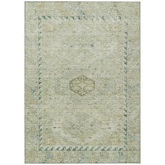 Machine Washable Indoor/Outdoor Chantille ACN2357 Green 2'6" x 3'10" Rug