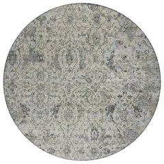Machine Washable Indoor/Outdoor Chantille ACN2359 Brown 8' x 8' Round Rug