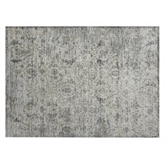 Machine Washable Indoor/Outdoor Chantille ACN2359 Brown 1'8" x 2'6" Rug